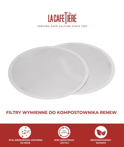 La Cafetiere Wymienny Filtr Siatkowy do Kompostown