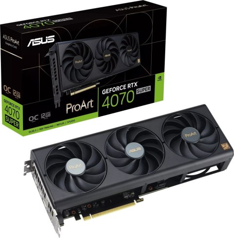 Karta graficzna ASUS ProArt GeForce RTX 4070 SUPER OC 12GB GDDR6X (90YV0KC4-M0NA00)