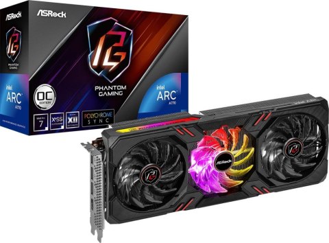 Karta graficzna ASROCK Arc A770 Phantom Gaming OC 16GB GDDR6 (90-GA4KZZ-00UANF)