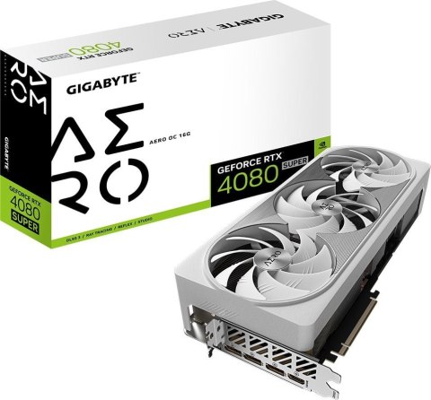 Karta graficzna GIGABYTE GeForce RTX 4080 SUPER AERO OC 16GB (GV-N408SAERO OC-16GD)