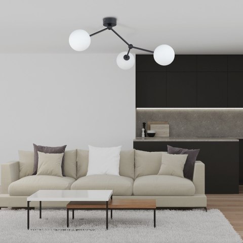Lampa Sufitowa Żyrandol FAIRY 3xG9 Czarny