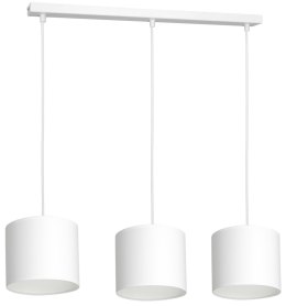 Lampa Wisząca ARDEN Biały Abażur 3xE27