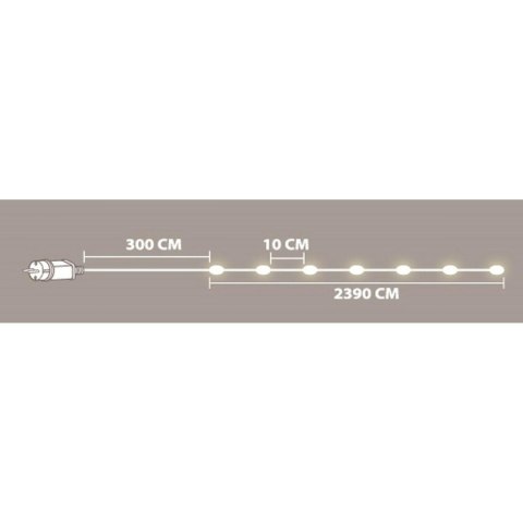 LAMPKI DRUCIKI GIRLANDA 240 LED MULTIKOLOR