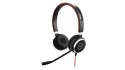 Słuchawki z mikrofonem Na uszy JABRA Evolve 40 Duo MS (1.2m /Przewodowe wtyk/Czarny)