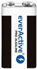 Baterie EVERACTIVE Alkaliczna PP3 (9V, 6LR61, 6F22, 6R61) 650mAh 1 szt. EV6LR61-PRO