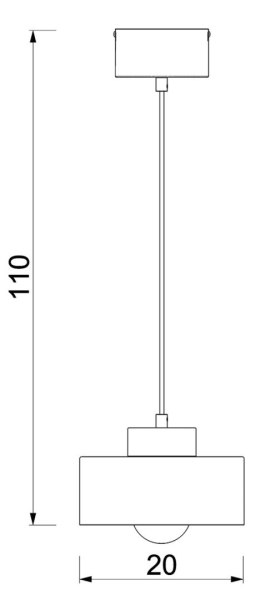 Lampa Wisząca MARTI Beżowy Złoty Metalowy Klosz 1xE27 20cm