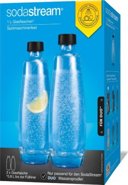 SodaStream Zestaw butelek szklanych Pack 2 bott. / GLASS 2 sztuki