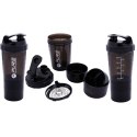 BIDON FITNESS SHAKER 500ML BLACK PURE 2 IMPROVE