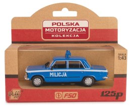 Pojazd PRL Fiat 125P Milicja