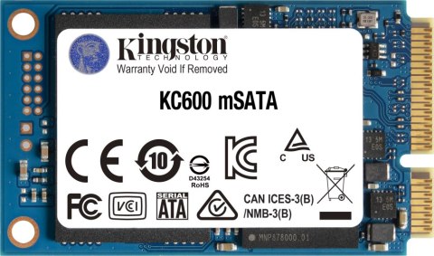 Dysk SSD KINGSTON SKC600MS/1024G (mSATA″ /1TB )
