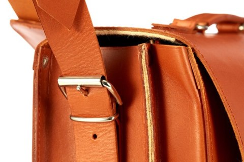 Torba z juchtu na ramię 3w1 Vintage P43 BROWN