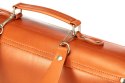 Torba z juchtu na ramię 3w1 Vintage P43 BROWN
