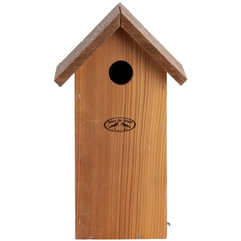 Budka lęgowa z drewna jodłowego dla sikorki h30 cm