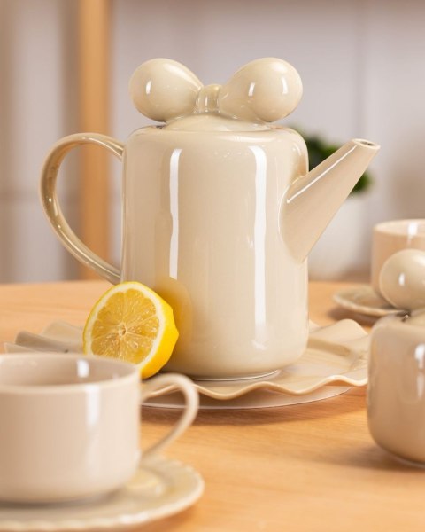 Serwis kawowy Sofia Beige 12 elementów