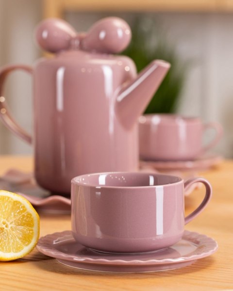 Serwis kawowy Sofia Pink 12 elementów