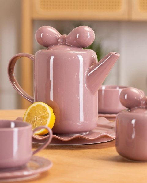 Serwis kawowy Sofia Pink 12 elementów