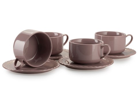 Serwis kawowy Sofia Pink 12 elementów