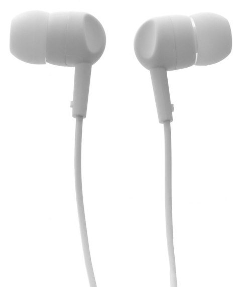 SŁUCHAWKI dokanałowe THOMSON EAR3005W z mikrofonem białe jack