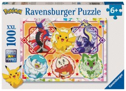 Puzzle 100 elementów Pokemon