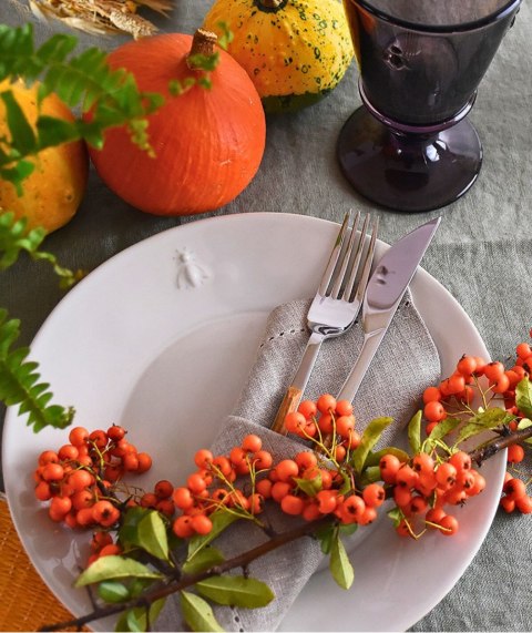 Abeille Talerzyk Deserowy Ceramiczny Kremowy