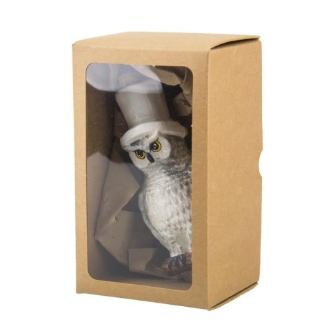 Bombka choinkowa Sowa Szklana ozdoba choinkowa wykonana ze szkła, ręcznie malowana, wyprodukowana w Polsce