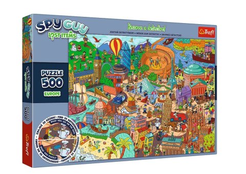 Puzzle - 500 - Spy Guy Lost Items - Europa - Rodzina Treflików - Trefl 37481