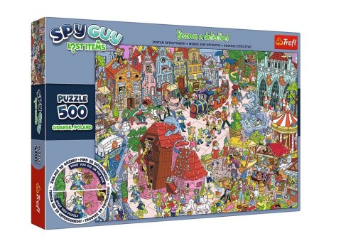 Puzzle - 500 - Spy Guy Lost Items - Gdańsk - Rodzina Treflików - Trefl 37479