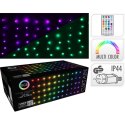 LAMPKI CHOINKOWE KURTYNA ŚWIETLNA ZEW/WEW 120 LED 300X60CM Z PILOTEM RGB KOLOR