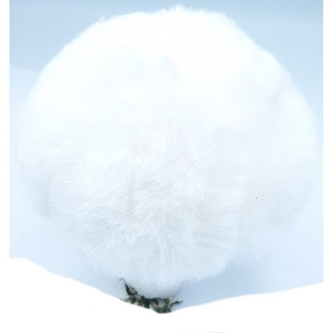 ZAWIESZKA DEKORACYJNA GRZYBEK 8x12CM BIAŁY