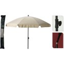 PARASOL OGRODOWY 185CM KREMOWY