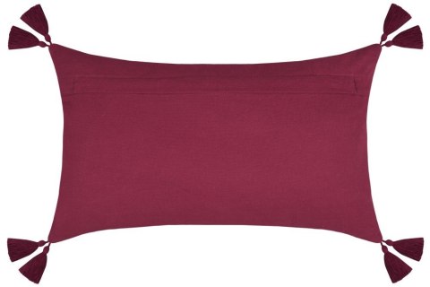 Poduszka BIBURY 30x50 kwiaty czerwona