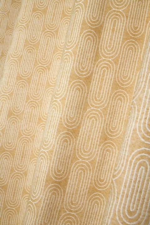 Zasłona PAXTON 140x260 musztardowa