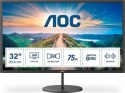 Monitor AOC 4038986119900 (31.5" /IPS /75Hz /2560 x 1440 /Czarny)