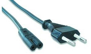 Kabel zasilający GEMBIRD IEC-320 C8 1.8m. PC-184/2