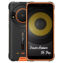 Smartphone ULEFONE Power Armor 16 Pro 4/64 GB Pomarańczowy 64 GB Czarno-pomarańczowy UF-PA16P/OE