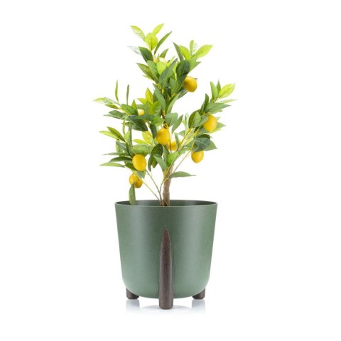 Donica Moss ECO wood zielona 34xh32 cm
