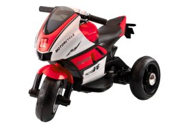 Motorek Trójkołowy Dla Dzieci HT-5188 Światła LED MP3 Czerwony