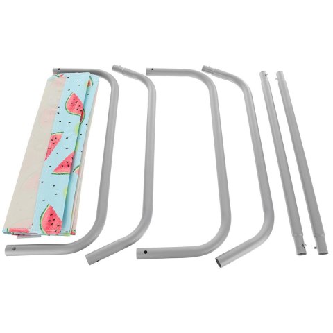 LEŻAK OGRODOWO - PLAŻOWY SKŁADANY I TORBA FRUIT MELON