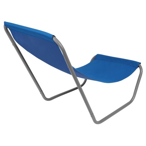 LEŻAK OGRODOWO PLAŻOWY SKŁADANY I TORBA NIEBIESKI ENERO CAMP