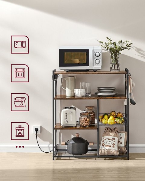 Szafka kuchenna z 4 gniazdkami zasilającymi