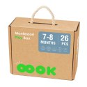 TOOKY TOY Box Pudełko XXL Montessori Edukacyjne 6w1 Sensoryczne 7-8 Mies