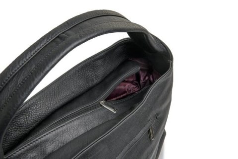 Hobo torebka damska skórzana EP18 czarna