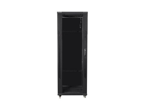 SZAFA INSTALACYJNA RACK STOJĄCA 19" 47U 800X800 CZARNA LANBERG (FLAT PACK)