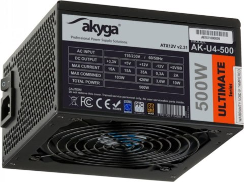 Zasilacz PC AKYGA 500W AK-U4-500