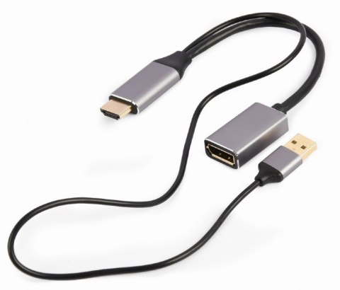 Adapter GEMBIRD A-HDMIM-DPF-02 HDMI - DisplayPort + USB