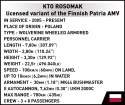 Klocki KTO Rosomak 666 klocków
