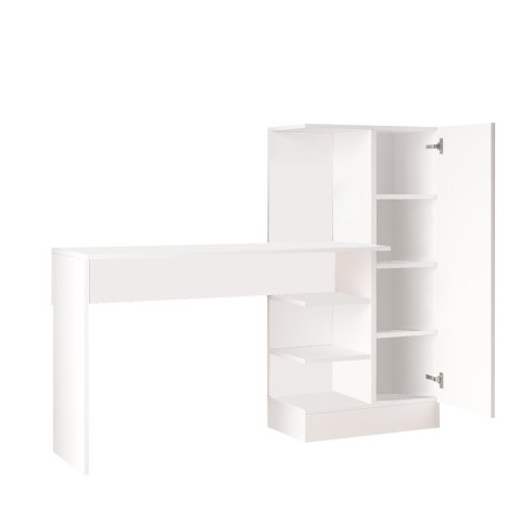 Biurko z szafką LAURA kolor biały