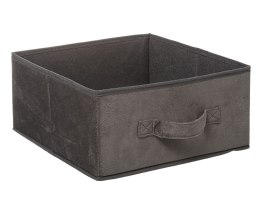 Pojemnik tekstylny 31x15 cm Grey welur Składany i wygodny w użytkowaniu, idealny do przechowywania ubrań, koców, książek bądź za