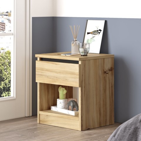 Stabilna szafka nocna LUVIO kolor dąb