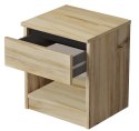 Stabilna szafka nocna LUVIO kolor dąb